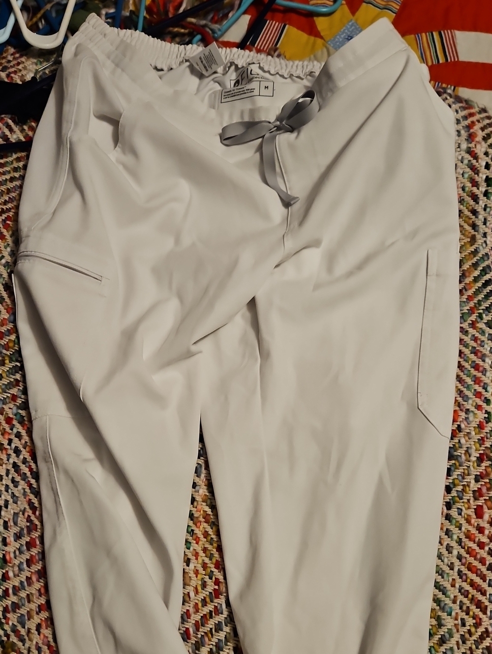 Figs White Yola Original Pant Medium
